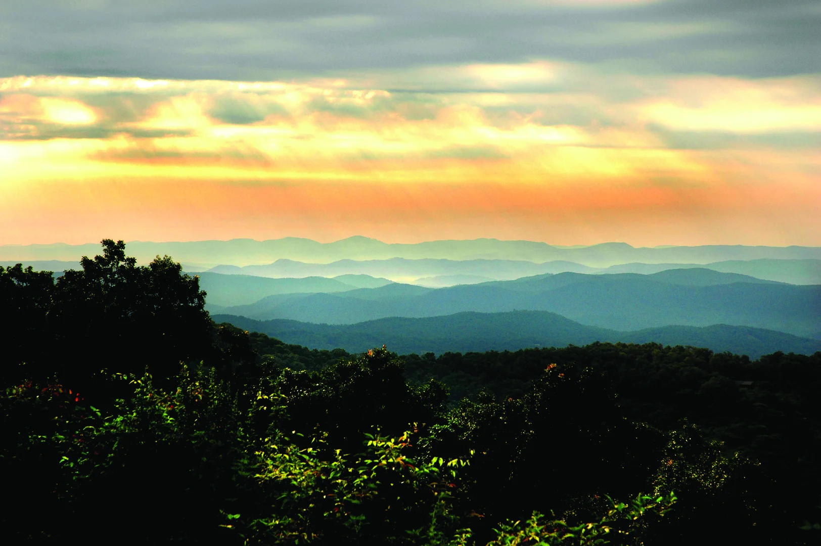 Blue Ridge ParkwayThunder Hill Overlook