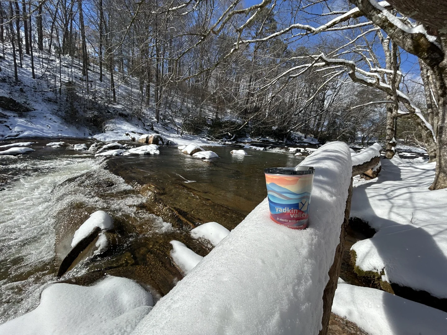 Snow at Carter Falls